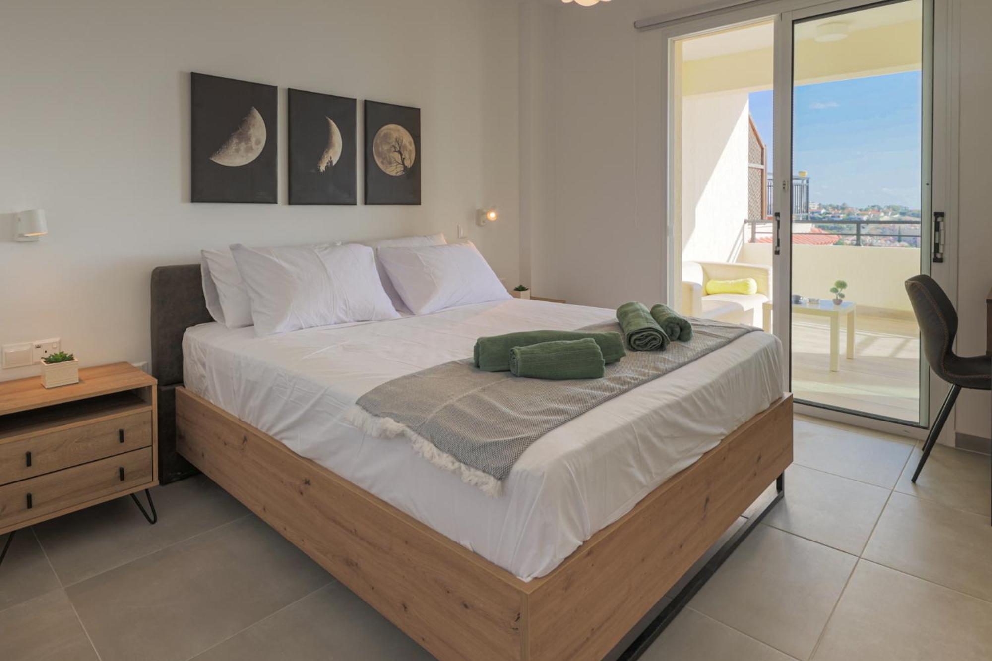 Ferienwohnung Eden Blue-Horizon 1B, Paphos, Sea View, Pool Konia Exterior foto